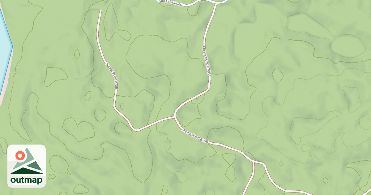Map of FR 670B