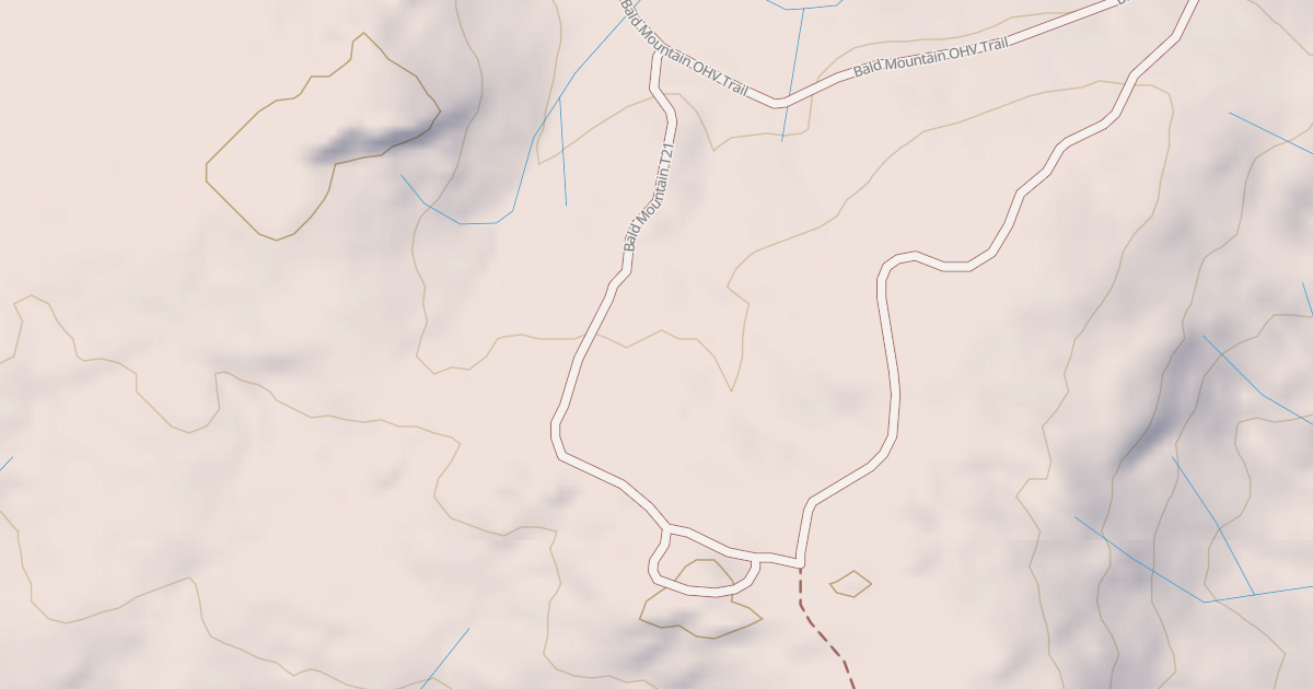 Map preview of Bald Mountain T21