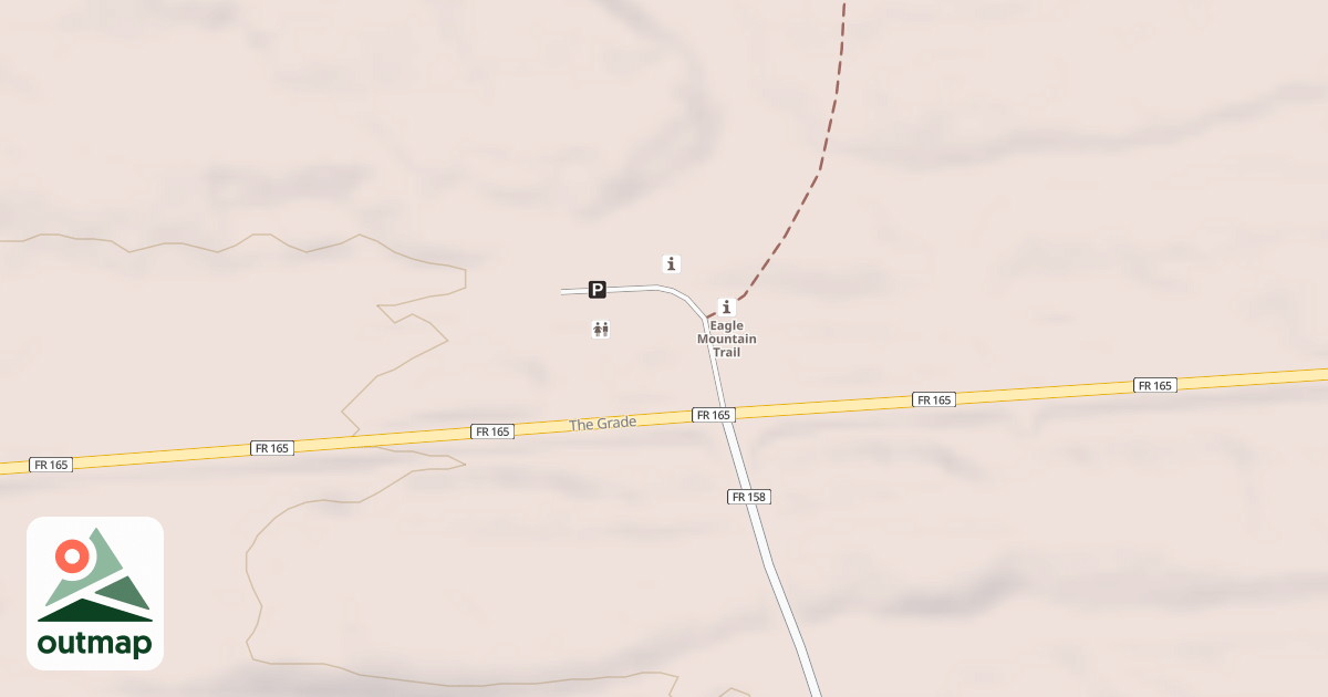 Map of EAGLE MOUNTAIN TRAILHEAD