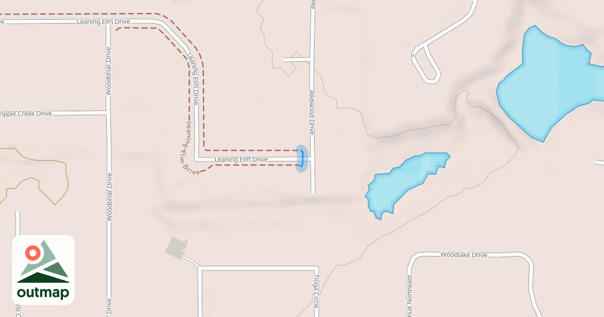 Map of Redwood Drive
