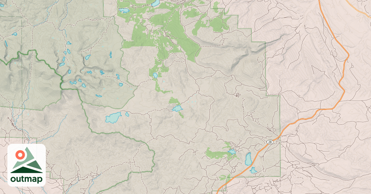 Map of LOUIS LAKE