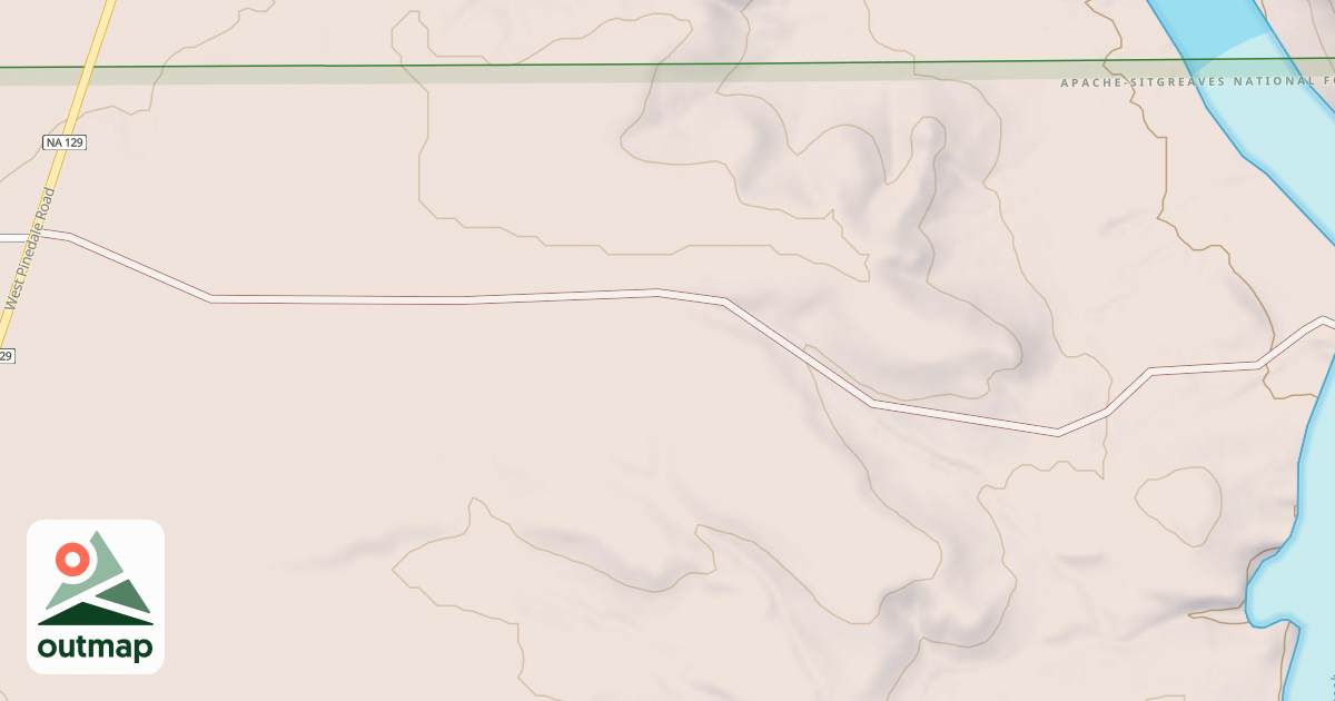 Map of USFS National Forest System Roads {D235A2A3-43C3-45F9-957C-8C57F0E62E53}