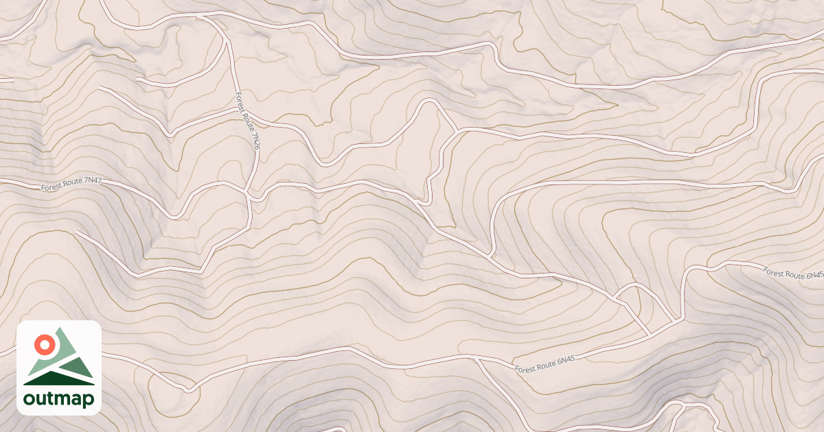 Map of USFS National Forest System Roads {098128C2-49BC-4F18-9A18-F76BF1A4C490}