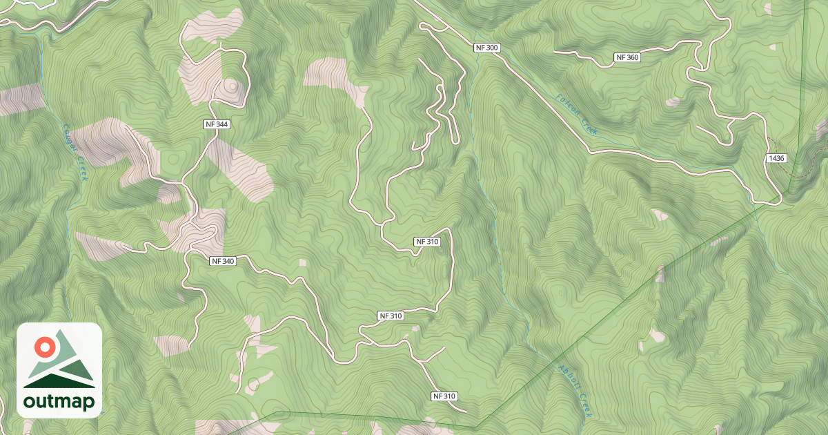 Map of ABBOTT CREEK