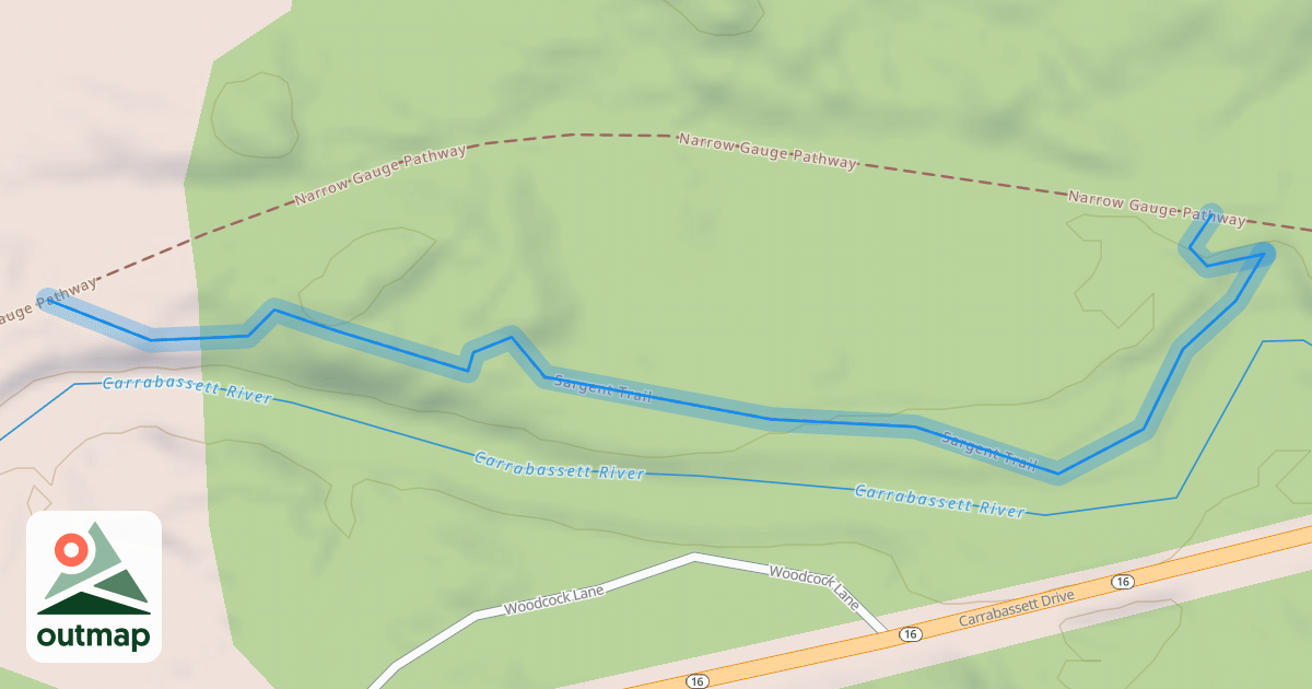Map of Sargent Trail