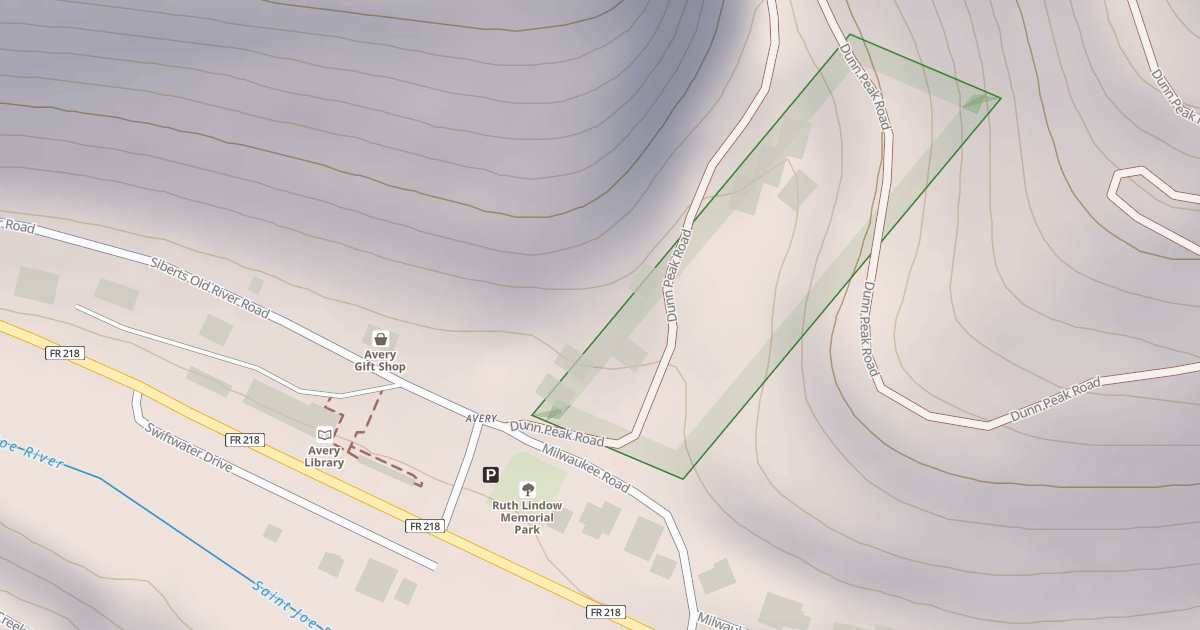 Map preview of DUNN PEAK