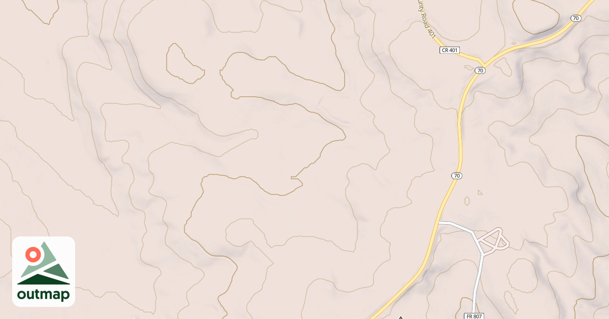 Map of DITCH WEST