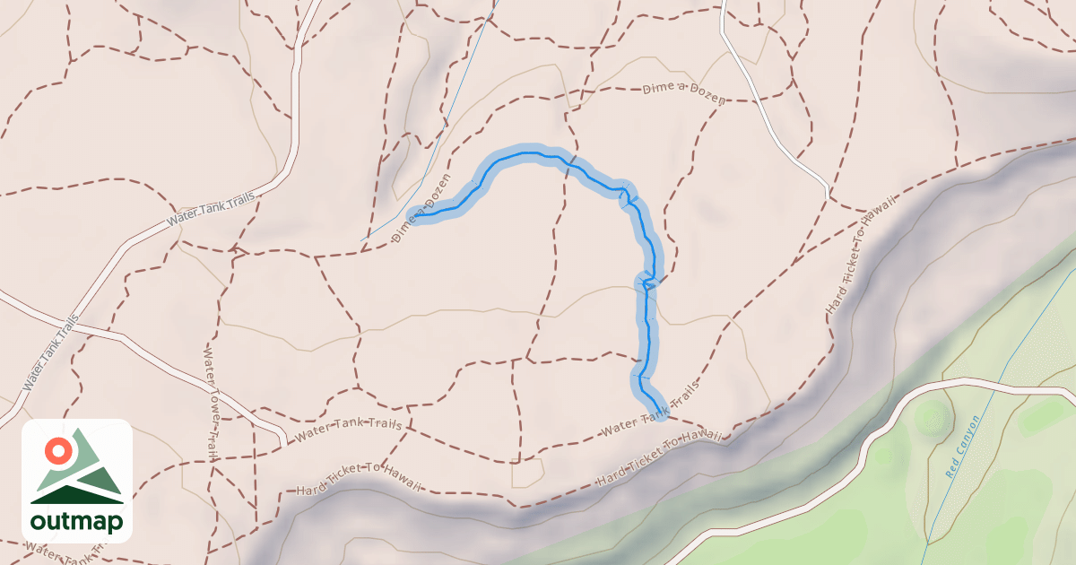 Map of Water Tower Trail