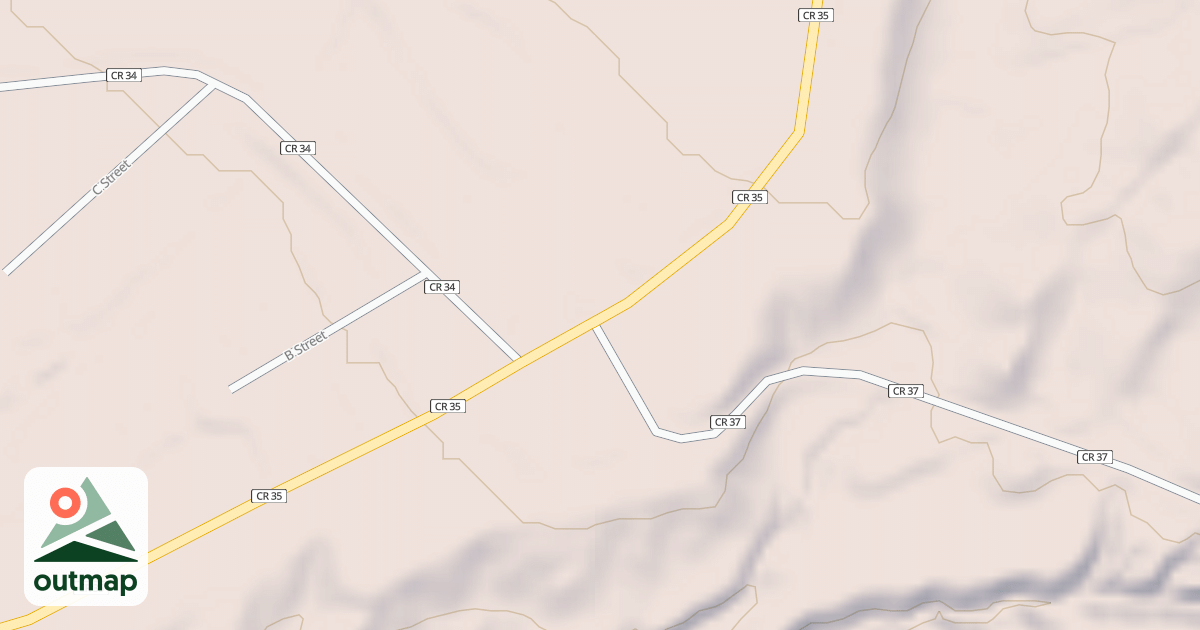 Map of BLM National GTLF Public Motorized Roads b8282327-e141-4758-9414-5424de2448e5