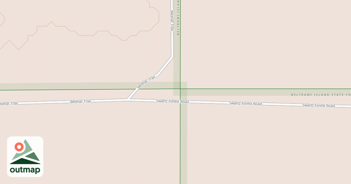Map of Warroad/Roseau Trails