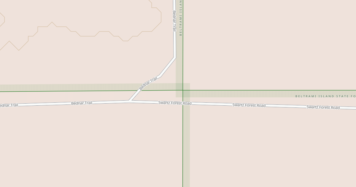 Map preview of Warroad/Roseau Trails