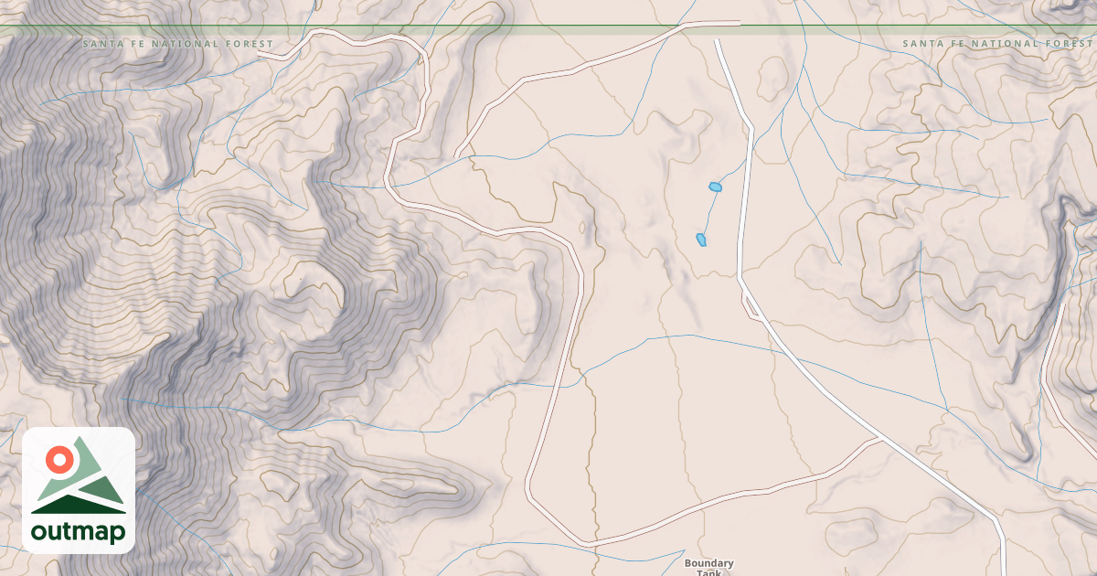 Map of MUD SPRINGS