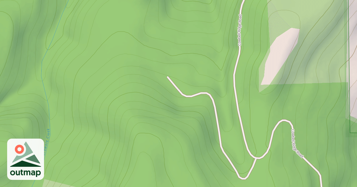 Map of BROWNIE T.S.