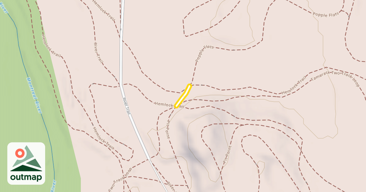 Map of Popple Flats