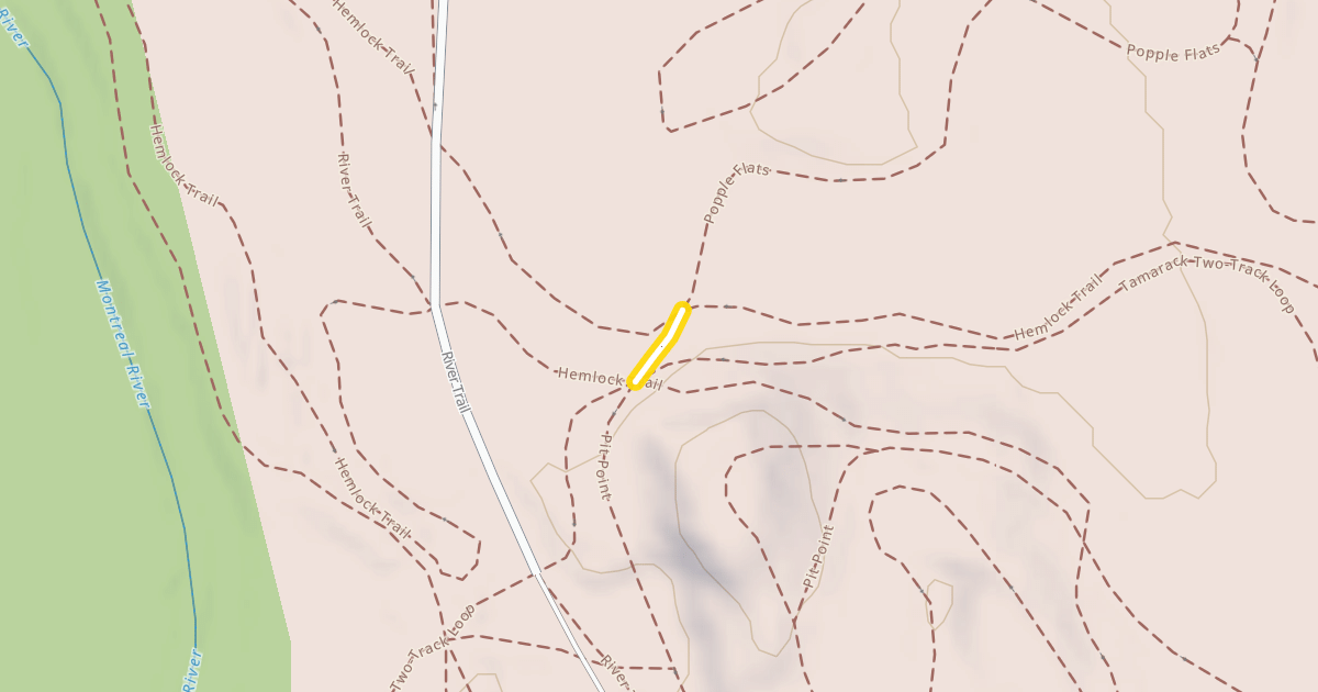 Map preview of Popple Flats