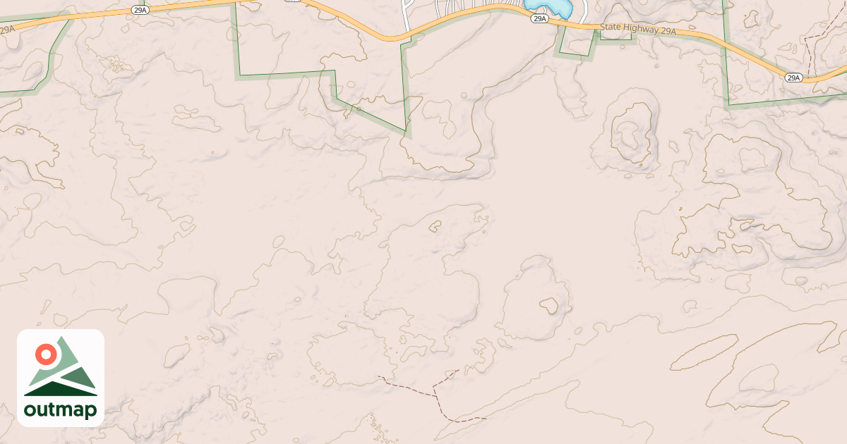 Map of Pleasant Lake Trail