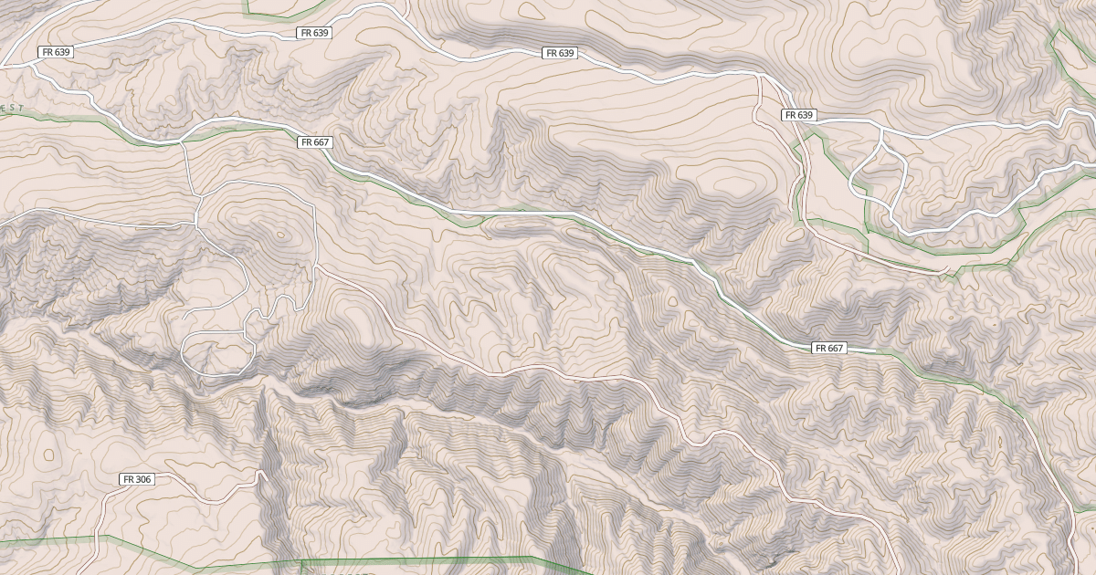 Map preview of TRUCHAS RIVER