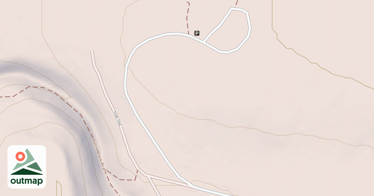 Map of BATTLE PARK T.H.