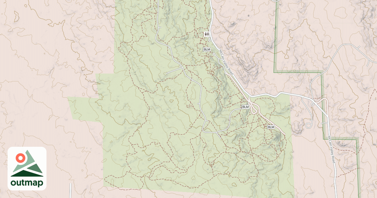 Map of BLM National GTLF Public Motorized Trails 39706ef7-2dda-488c-9cf6-688318da00bb