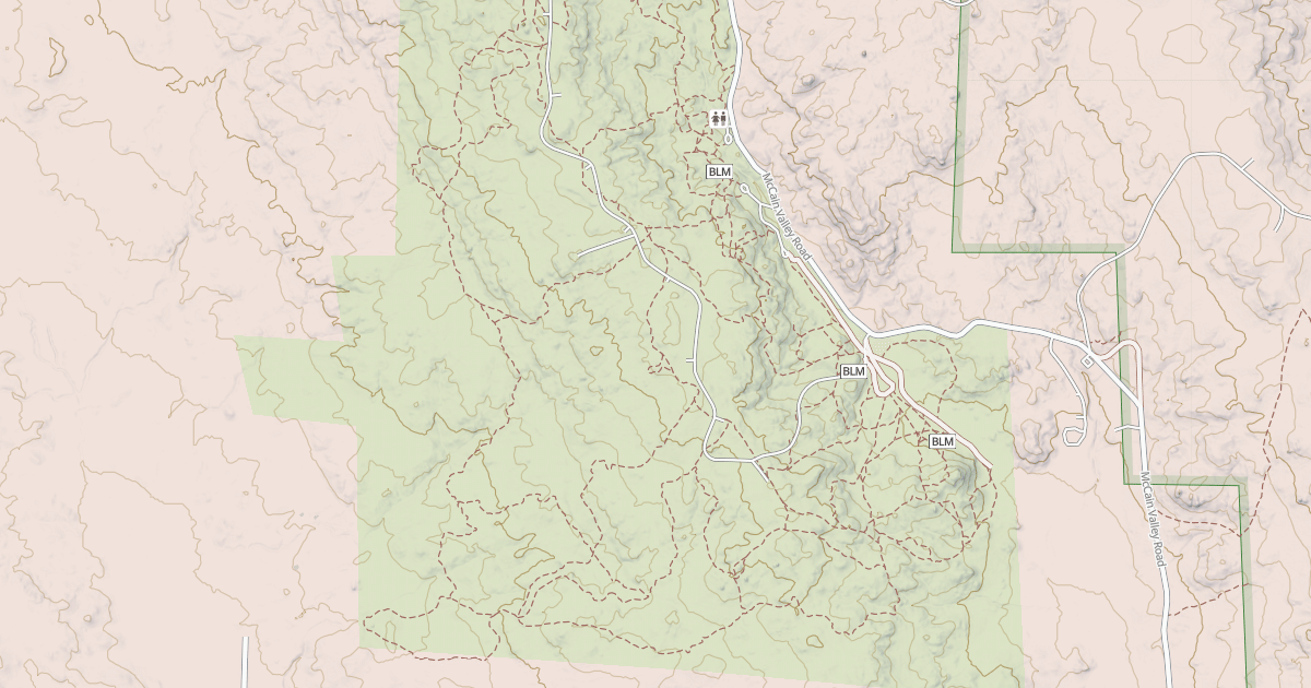 Map preview of BLM National GTLF Public Motorized Trails 39706ef7-2dda-488c-9cf6-688318da00bb