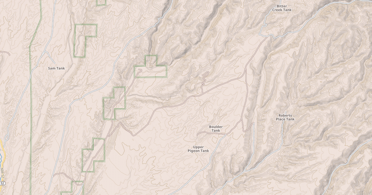 Map preview of WHITEWATER CANYON