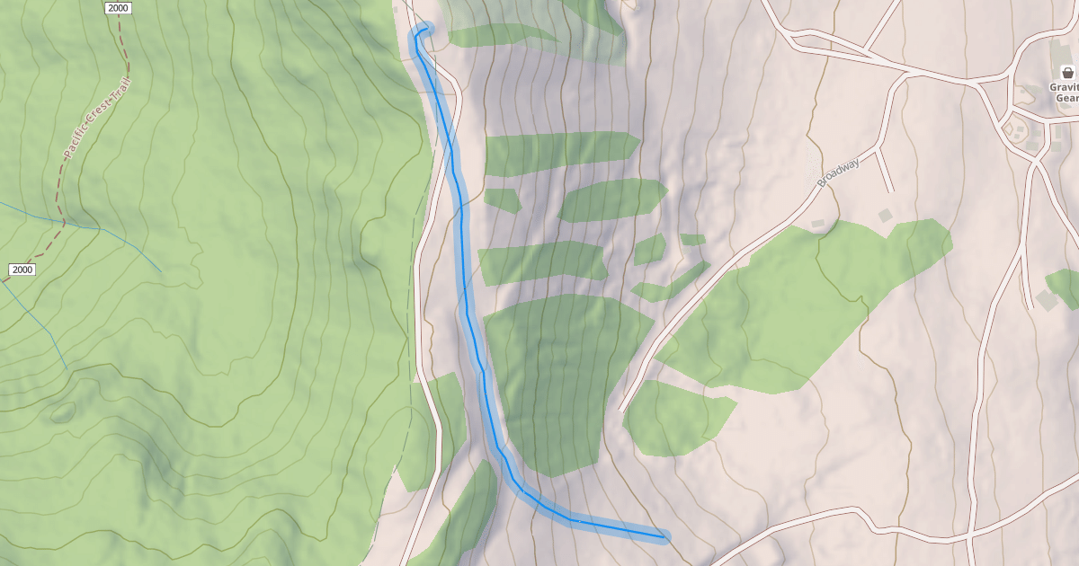 Map preview of Top Traverse