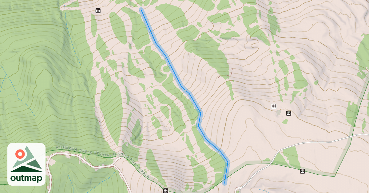 Map of Sally's Run