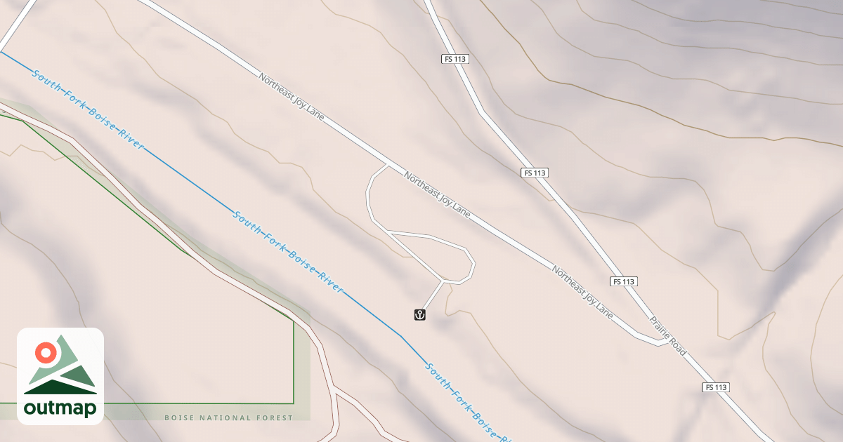 Map of DANSKIN BOAT LAUNCH