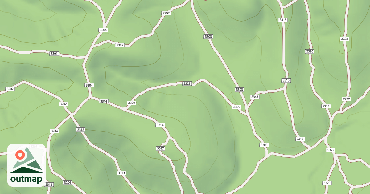 Map of USFS Motor Vehicle Use Map Trails 19898