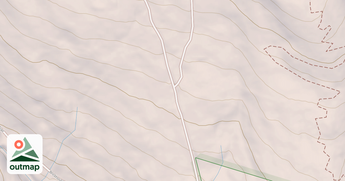 Map of Brickhouse Mountain Road