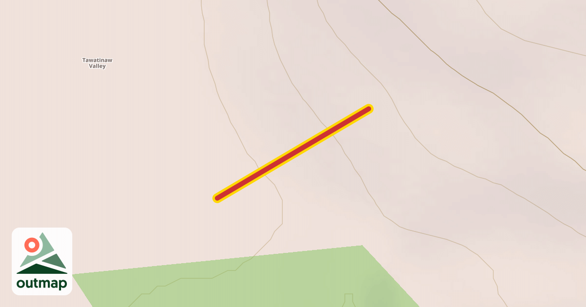 Map of Red Rope Tow