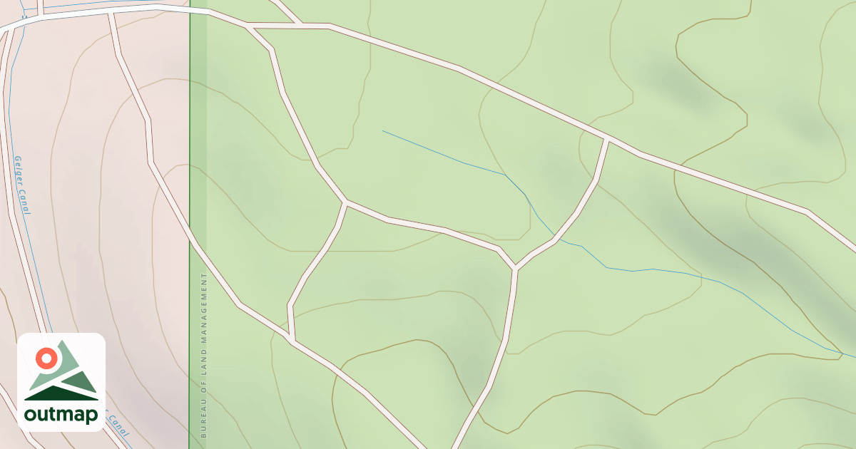 Map of BLM National GTLF Public Motorized Roads 65bf8b5e-6051-434f-9540-d63a82a1453e