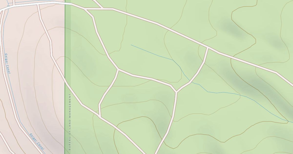 Map preview of BLM National GTLF Public Motorized Roads 65bf8b5e-6051-434f-9540-d63a82a1453e