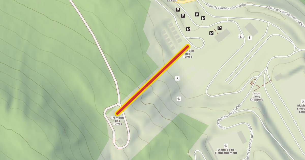 Map preview of Tremplin des Tuffes