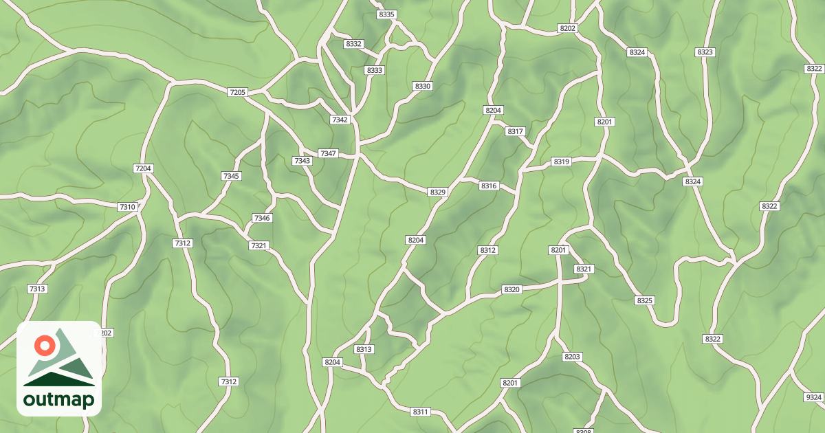 Map of USFS Motor Vehicle Use Map Trails 19863