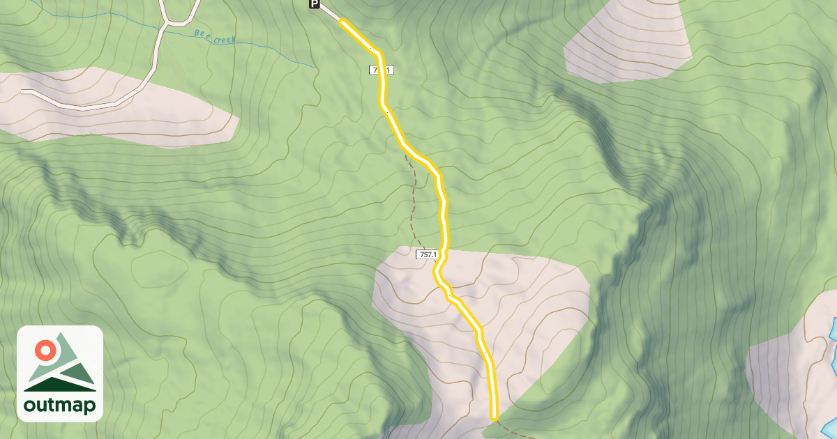 Map of Church Lake Trail