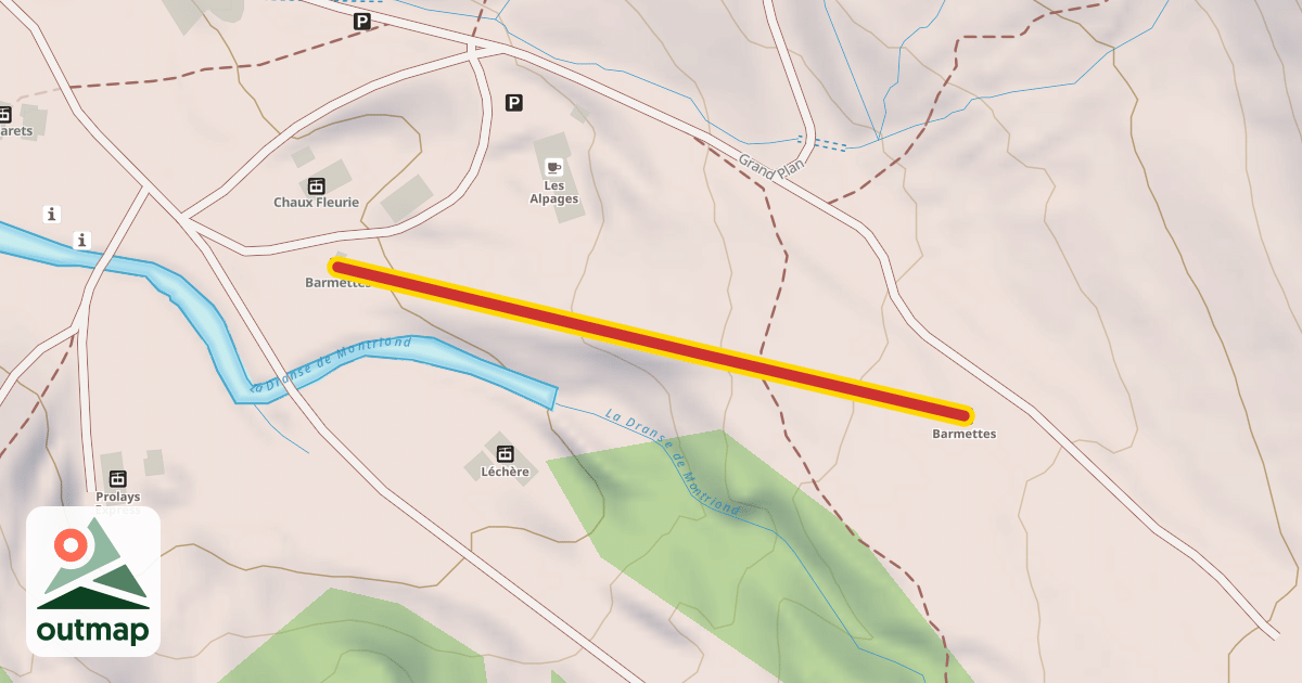 Map of Barmettes