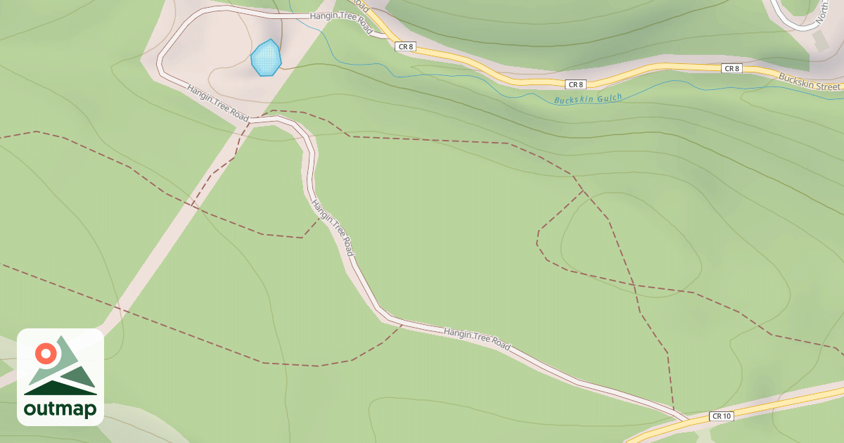 Map of HANGIN TREE