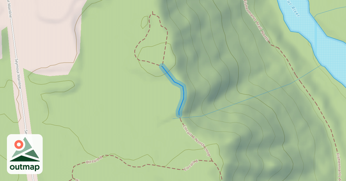 Map of Circuit 8 North Loop