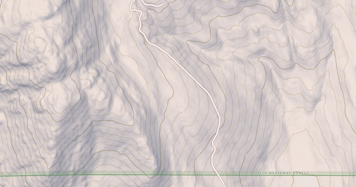 Map preview of USFS Motor Vehicle Use Map Roads {1AA187BB-948D-4186-A782-940080D2BF42}