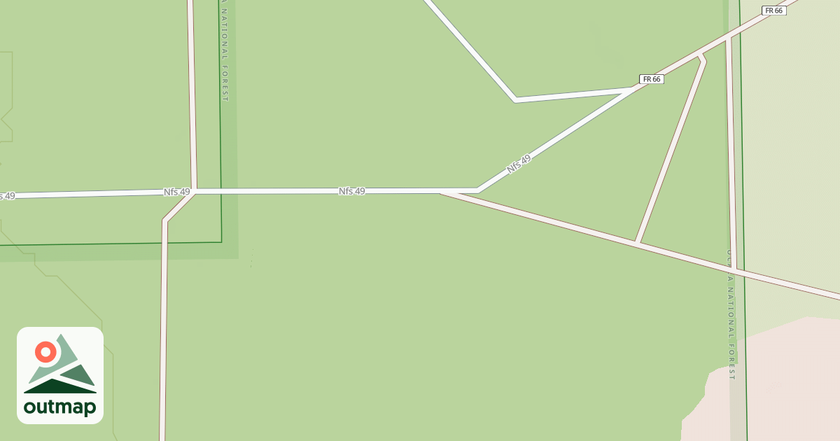 Map of USFS National Forest System Roads {C4100909-B301-45B4-A6E8-A02B9CBAD223}