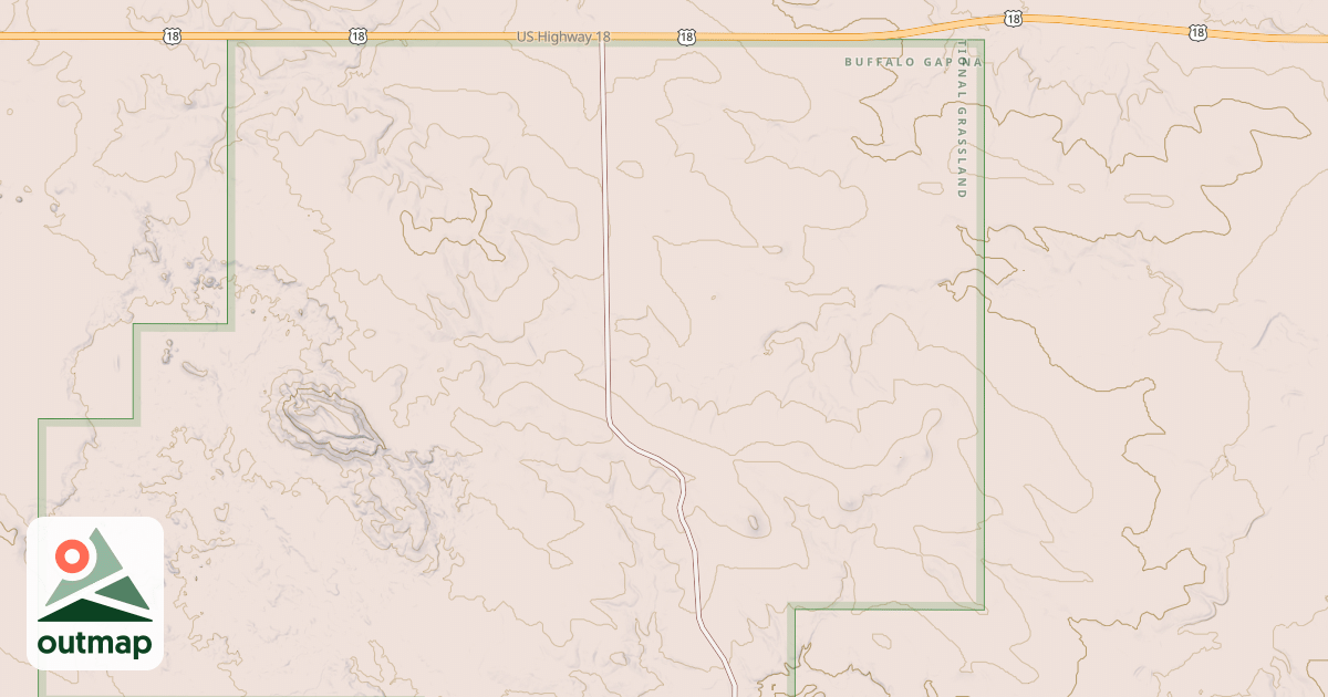 Map of LIMESTONE BUTTE