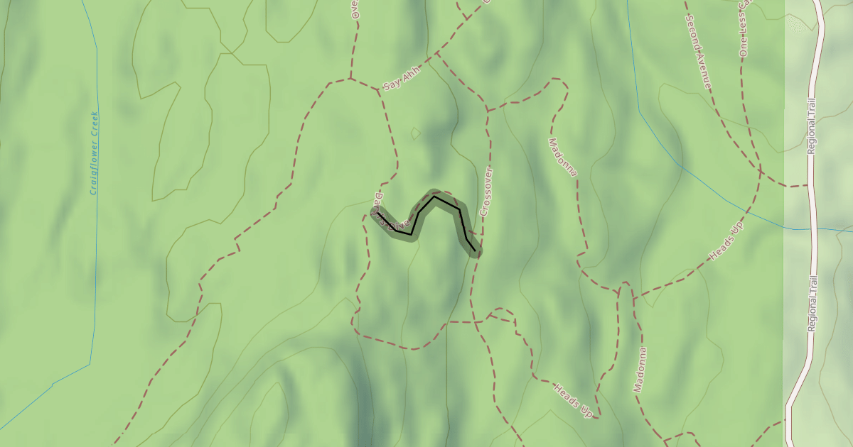Map preview of Darryl's dive