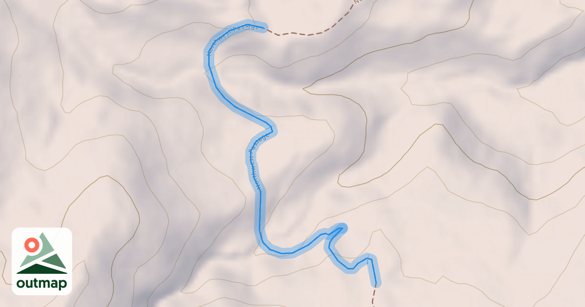 Map of Northwest Passage