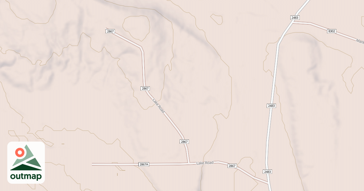 Map of LAKE ROAD