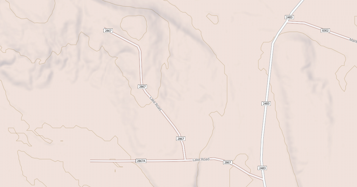Map preview of LAKE ROAD