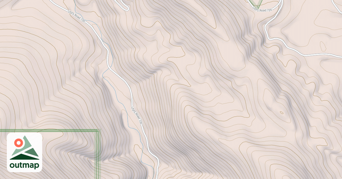 Map of Flatiron Stinger Ohv