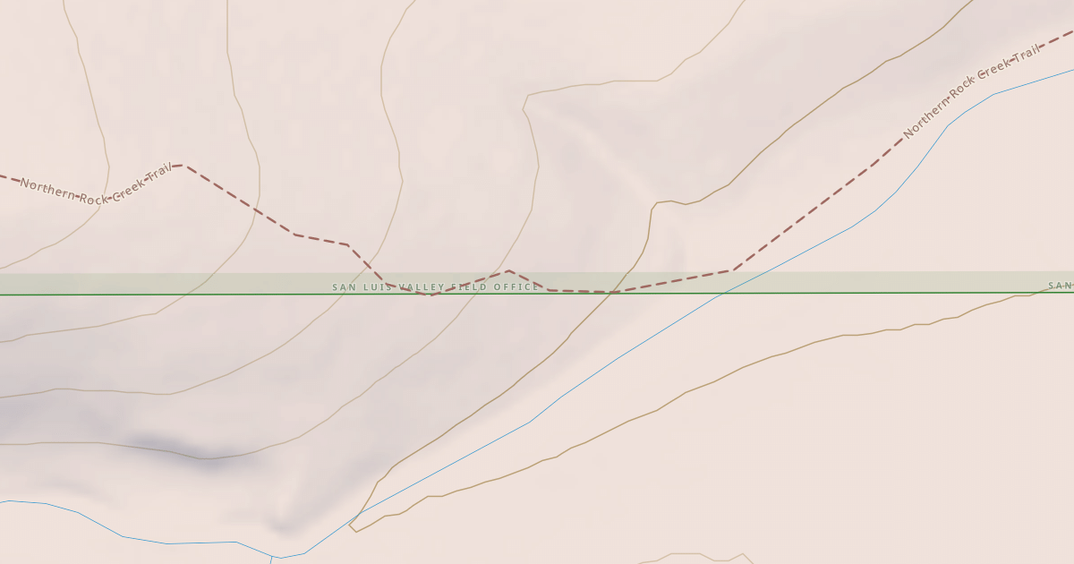 Map preview of Northern Rock Creek