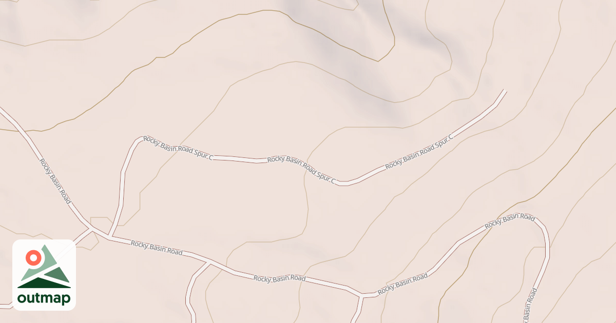 Map of ROCKY BASIN C SPUR