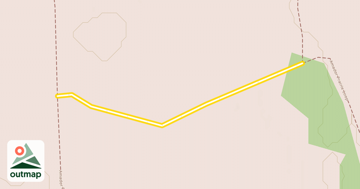 Map of Amador Prairie Loop